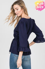 Load image into Gallery viewer, Innocent in Navy-PLUS SIZE - The Barron Boutique