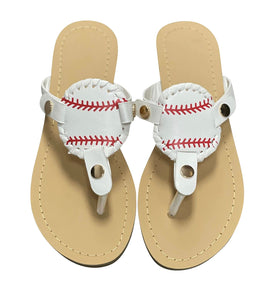 Baseball Thong Sandals
