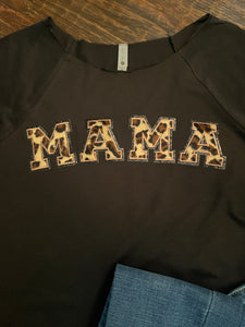 Leopard Mama Patch Sweatshirt