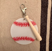 Load image into Gallery viewer, Acrylic Baseball &amp; Softball Bag Tags