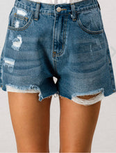 Load image into Gallery viewer, Distressed Denim Shorts - The Barron Boutique