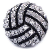 Load image into Gallery viewer, Volleyball Rhinestone Ring - The Barron Boutique