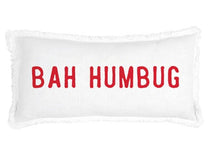 Load image into Gallery viewer, Bah Humbug Lumbar Christmas Pillow