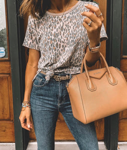 Leopard Tee - The Barron Boutique