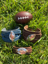 Load image into Gallery viewer, Leather Sports Cuffs (Baseball/Softball/Soccer/Football)