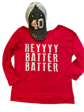 Load image into Gallery viewer, Hey Batter Batter Off-the-Shoulder Top