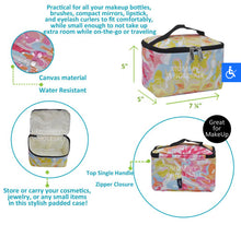 Load image into Gallery viewer, Softball Cosmetic Travel Bag - The Barron Boutique