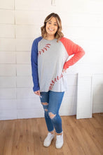 Load image into Gallery viewer, Take Me Out to the Ballgame Raglan Sweatshirt