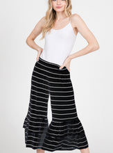 Load image into Gallery viewer, Striped Ruffle Pants - The Barron Boutique