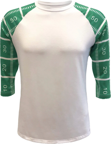 Football Yardline Raglan Top