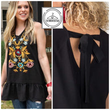 Load image into Gallery viewer, Be My One and Only Top with Embroidery - The Barron Boutique