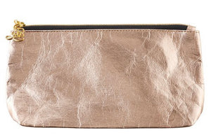 Metallic Rose Gold Pouch