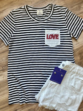 Load image into Gallery viewer, Wrapped in Love Pocket Tee