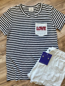 Wrapped in Love Pocket Tee