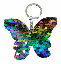 Load image into Gallery viewer, Sequin Butterfly Key Chain