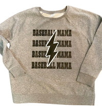 Load image into Gallery viewer, Lightning Baseball Mama Sweatshirt