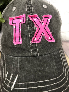 Pink Polka Dot Texas Trucker Cap - The Barron Boutique