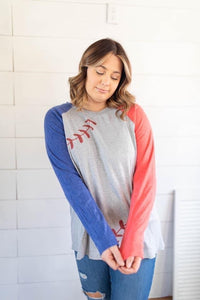 Take Me Out to the Ballgame Raglan Sweatshirt