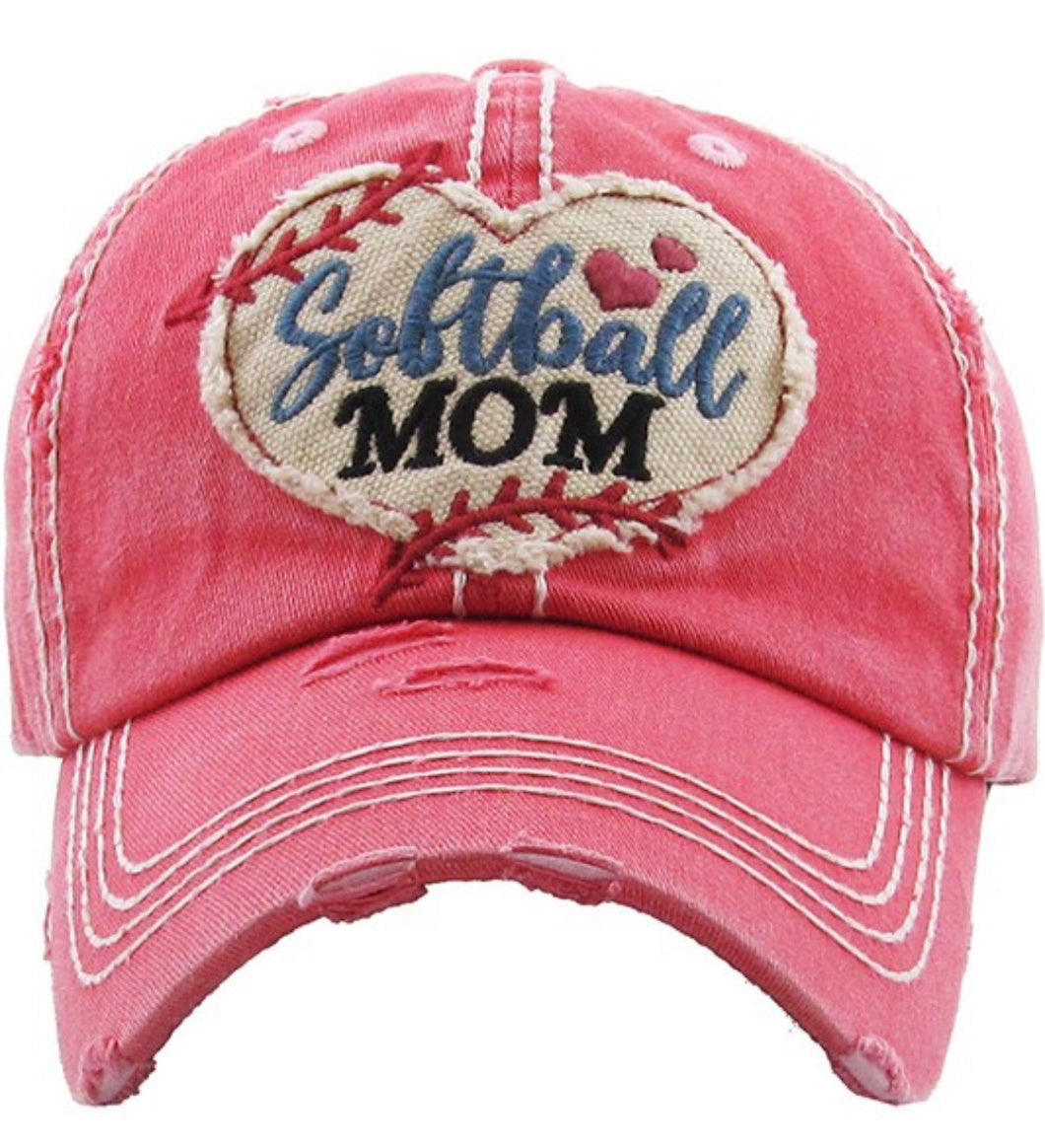 Baseball & Softball Themed Caps - The Barron Boutique