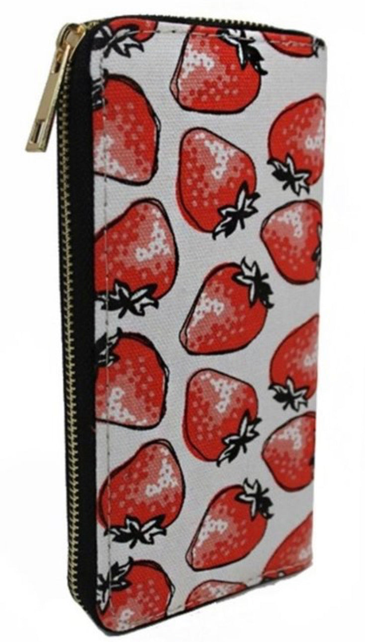 Strawberry Wallet - The Barron Boutique