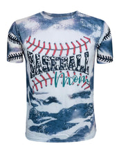 Load image into Gallery viewer, Faux Bleached Baseball Mom Shirt