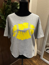 Load image into Gallery viewer, Softball Lips Open Back T-Shirt