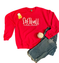 Load image into Gallery viewer, Softball All Day Sweatshirt