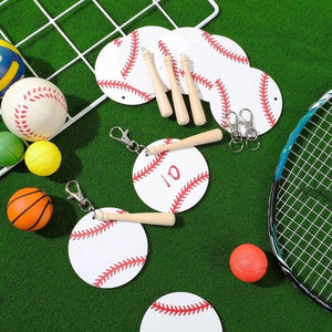 Acrylic Baseball & Softball Bag Tags