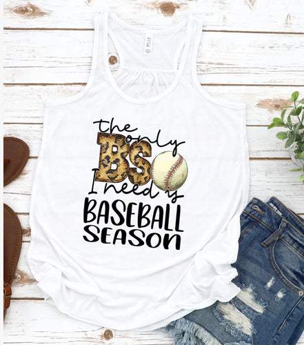 BS is Baseball Season Tank