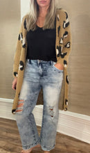 Load image into Gallery viewer, Leopard Desert Mohair Cardigan