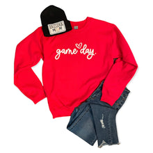 Load image into Gallery viewer, Game Day Heart Sweatshirt