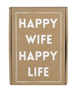 Happy Wife Tea Towel