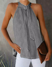 Load image into Gallery viewer, The Denim Halter - The Barron Boutique