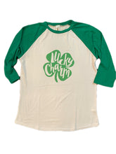 Load image into Gallery viewer, Lucky Charm Raglan Top