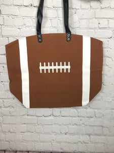 Football Tote - The Barron Boutique