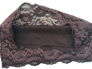 Brown Lace Bandeau - The Barron Boutique