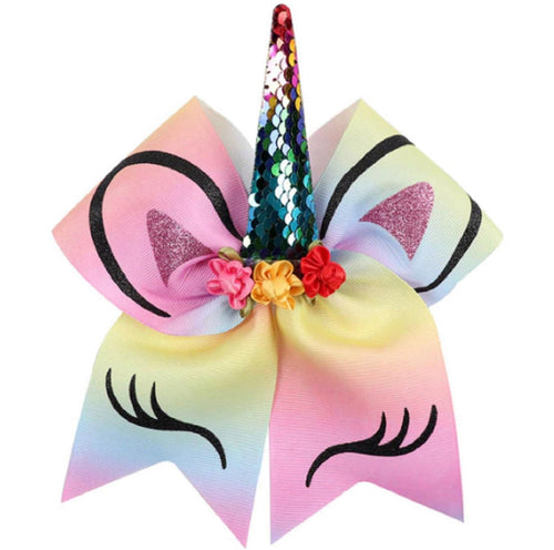 Unicorn Hair Bow - The Barron Boutique