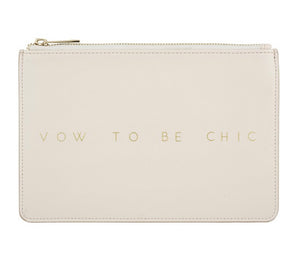 Vow to Be Chic Wedding Pouch