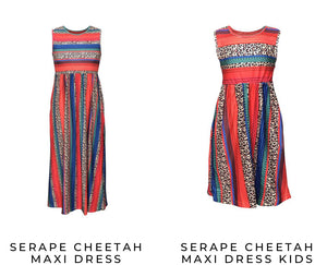 Serape Cheetah Maxi Dress
