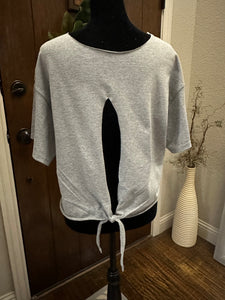 Softball Lips Open Back T-Shirt