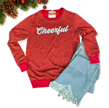 Load image into Gallery viewer, Cheerful &amp; Sparkly Sweatshirt