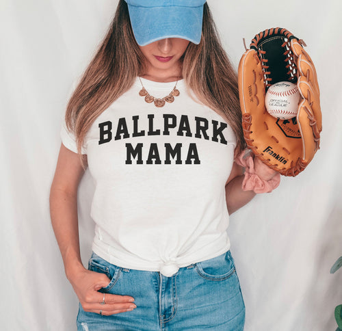 Ballpark Mama Sweatshirt & Tees