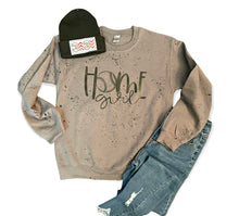 Load image into Gallery viewer, Home Girl Splatter Paint Sweatshirt