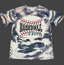Load image into Gallery viewer, Faux Bleached Baseball Mom Shirt