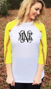 Softball Raglan (Adult & Youth)