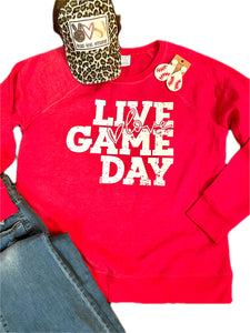 Live Love Game Day Sweatshirt (Various Colors)