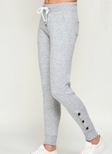 Load image into Gallery viewer, Triple Button Fleece Joggers (Various Colors)