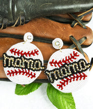 Load image into Gallery viewer, Mama Baseball &amp; Softball Earrings