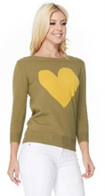 Load image into Gallery viewer, Black Heart Fitted Sweater - The Barron Boutique