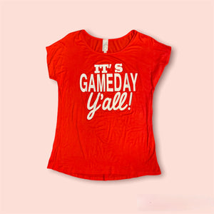 Orange “It’s Game Day Y’all” Top